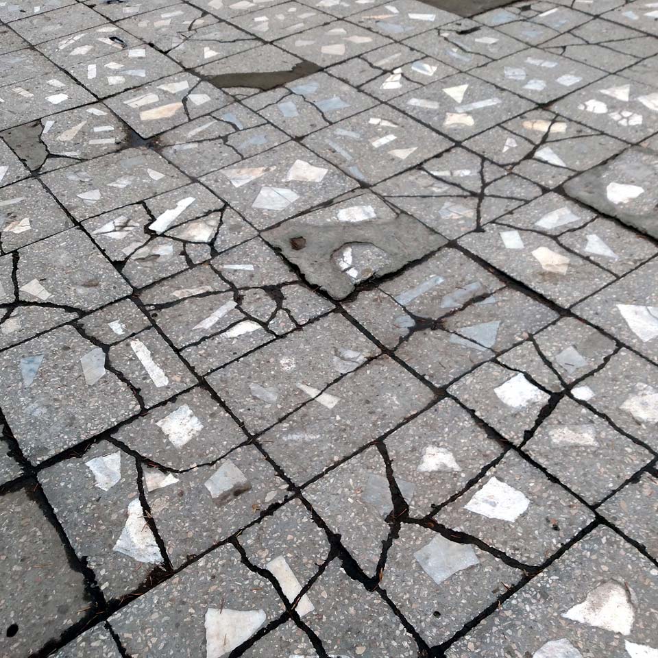 Cracked Pavement